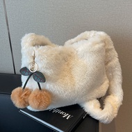 『New Arrival』Plush Bag, Fluffy Bag, Fast Shipping Warm Fluffy Bag, Plush Handheld Tote Bag 2024, Lar