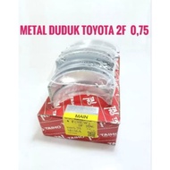 TOYOTA Metal Seat Landcruiser 2F 0.75 Main Bearing Fj40 0.75 Taiho BrandTOYOTA made in japan