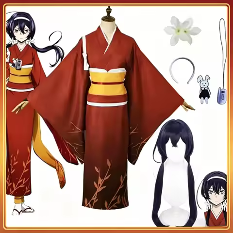Anime Izumi Kyouka Cosplay Costume Role Playing dress Kimono Full Set Halloween Party Outfits Women 