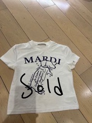 Mardi Mercredi 白色短袖上衣