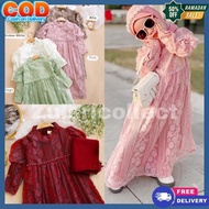 Cool Party Dress Games 2024 Syari Latest Girls' Gamis Ghamies Lebaram Eid al-Fitr Gamis for Girls Ag