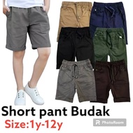 Children's shorts cotton fabric size 2y-12y