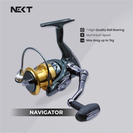 NEXT Navigator Spinning Fishing Reel – High-Speed Gear 7 Ball Bearings | Max Drag 7–8 KG