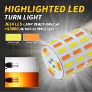 T10 Dual Contact Motorcycle Signal Light W16W Parking Reversing Color Fog Canbus LED Bulb Lighting A