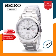 New [CreationWatches] Seiko 5 Automatic 21 Jewels Japan Made Men's Sil