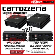 Carrozzeria Digital Amp PRO - 1000A 4 Channel Digital Amplifier Mosfet 65Wx4 PRO - 1500A 6 Channel A