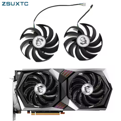 95MM 4PIN PLD10010S12HH RTX3060 Ti GPU Fan for MSI Radeon RX 6700 XT Gaming X GeForce RTX 3060 Graph