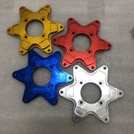 BM POWER FRONT DISC BRACKET ALLOY CNC RS150 MASUK RIM 125Z PAKAI DISC STD