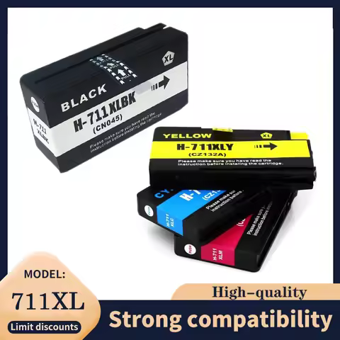 For HP 711XL 711 Compatible Ink For HP 711XL 711 for HP711 ink Cartridge For HP Designjet T120 T125 
