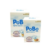 PoBo soap โพโบ๊ะ สบู่น้ำแร่คอลลาเจน สิว ฝ้า กระ  ( 2 ก้อน )