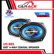 UNCLE SAM US-693 6x9" 4-Way Coaxial Speaker 6x9 Inch Speaker 210Watts UNCLE SAM Speaker 6x9 Car Audi