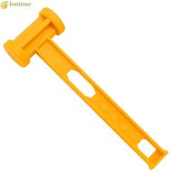 LONTIME Mallet, Plastic without Damage Camping Hammer, Portable Double Head Peg Mallet for Outdoor T