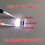 100pcs SMD LEDs 7020 3V 0.5W Samsung7020 Cold White LED Light Emitting Diode Lamp Beads for LCD TV L