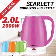 Scarlett Electric Jug Kettle Cordless Detachable Automatic Switch 2.0L/Jag Cerek Elektrik