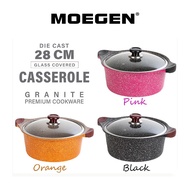 MOEGN Casserole / Stock pot 28cm granite series