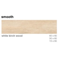 GRANIT merk Granito Artile UK 60x60cm & 30x60cm & 15x60cm tipe white birchwood untuk lantai atau din