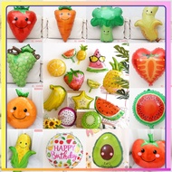 [Fruit Vegetable Theme] Fruit Balloon Vegetable Balloon Watermelon Balloon Pineapple Balloon Party D