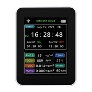 Multi-function Air Quality Detector PM2.5 Odor VOC Formaldehyde Alarm Clock Calendar WIFI Graffiti