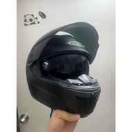 full face zeus helmet + fake alpinestars jacket free glove