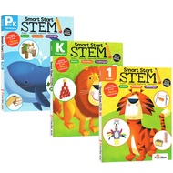 พร้อมส่ง แบบฝึกหัดภาษาอังกฤษ Smart Start STEM Books ชุด 3 เล่ม ที่จะช่วยให้เด็กๆ สนุกไปกับวิทยาศาตร์ เหมาะสำหรับเด็กอายุ 4-7 ปี มีเฉลย + with answer