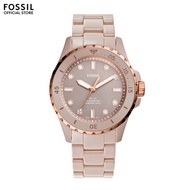Fossil Women's Fb-01 Analog Watch ( CE1111 ) - Quartz, Brown Case, Round Dial, 18 MM Salted Caramel 