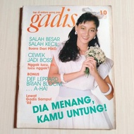 Original Majalah GADIS No.10 Apr 1988 Cover KARINA SUWANDI Original
