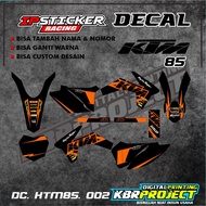 KTM 85 Decal Sticker - Full Body Decal Sticker KTM 85 ip. 002 CAN BE CUSTOMIZED