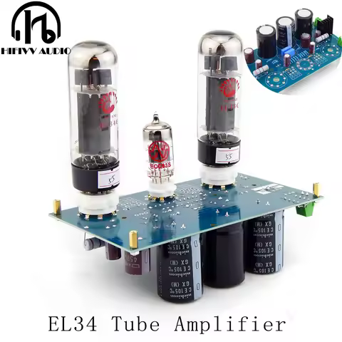 HI FI single end Class A amp Audio tube amplifier kit EL34 KT88 ECC83S 12A*7 6p1 vacuum 12Ax7 12AU7 