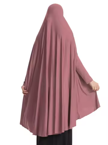 Formal Muslim Prayer Garment One Piece Long Khimar Women Islamic Dubai Turkey Namaz Burka Jurken Ram