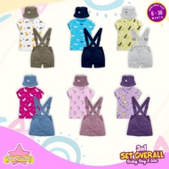 Set over all unisex catalog *BABY SWEET SET OVER ALL 3 in 1* 6~36 months
