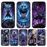 for Redmi Note 10 Pro Max 10S 10T 11S 11 11t Plus 11E Pro Anime Cartoon Solo Leveling 4Y18 TPU Black