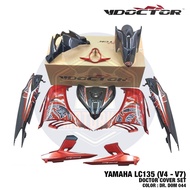 YAMAHA LC135 135LC V4 V5 V6 V7 CUSTOM SPECIAL COLOR BODY COVER SET BUTIK DESIGN STICKER TANAM
