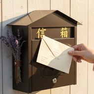 Kitchen Master-Mrs. Qiao Classical Letter Box (with Two Keys) Paint Letter Box Letter Box Suggestion