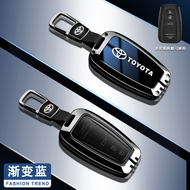 Zinc Alloy Glossy Mirror Gradient TPU Smart Car Key Fob Case Cover Keyless Remote Shell Holder Butto