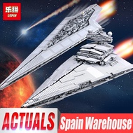 LEPIN 05027 05028 Emperor Fighters Ship 10030 10221 Star Destroyer Children Toys Starship Building B