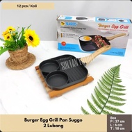 Burger Egg Grill Pan Suggo 2 Holes