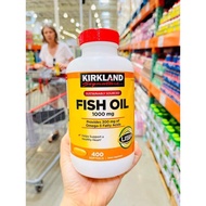 [Chính Hãng] Viên uống dầu cá Fish Oil Kirkland Signature 1000mg 400 viên