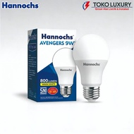 Hannochs 9 Watt Avenger LED Bulb E27 LED Home Lamp Energy Saving Warm White 9W Original SNI