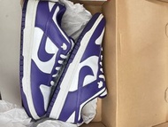 Nike Dunk Low 紫色白色運動鞋