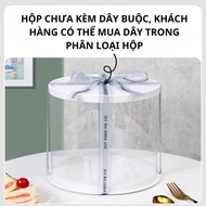 Mica Round Box with Lid and Base for Cakes, Cakes, and Gifts 6-8-10 inches