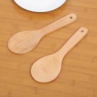 Wooden Rice Spoon Non-Stick Spatula Wooden Spatula Two Yuan Store Natural Color 28cm AO42
