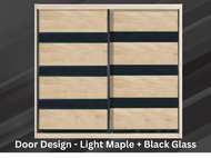 Fourty Four Wardrobe+Top Width 5ft & 6ft & 8ft & 9ft x Height 8ft / Customize Door & Compartment