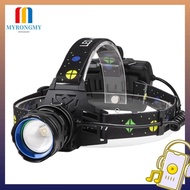 MYRONGMY Powerful Flashlight, Powerful Flashlight 30W LED Headlamp, Adjustable White Light Headlamp 