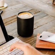 【FELLOW】MONTY 雙層陶瓷拉花杯 -11OZ 拿鐵杯 ( 黑 )