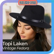 UTIE STORE - JIANGXIHUITIAN Vintage Fedora Jazz Hat - FS-219