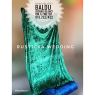 Kain Velvet Diamond Velvet Fabric Wedding Backdrop Curtain Velvet