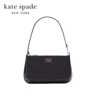 Kate Spade New York กระเป๋าสะพายไหล่รุ่น Sam Icon Ksnyl Nylon Mini Pochette KB233 001 สีดำ