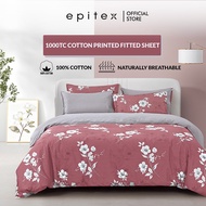 Epitex (w/o Quilt Cover) 1000TC Cotton Arte Printed Bedsheet | 100% Cotton