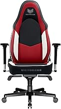 HDZWW High-end Gaming Chair with 3D Armrest, Ergonomic Racing Game Chair, Adjustable Height Tilt Computer Chairs Reclining Video Chairs,High Back Office Desk Seat for Home (Color : Red)