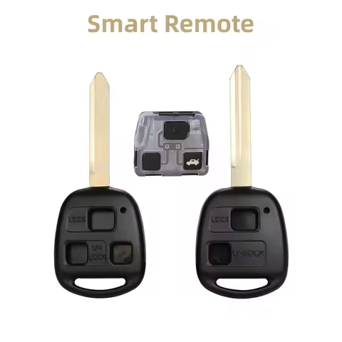 BEST KEY Remote Car Alarm Key Fob For Toyota Corolla 2002-2004 Avensis Yaris 2000-2002CE0165 433MHz 